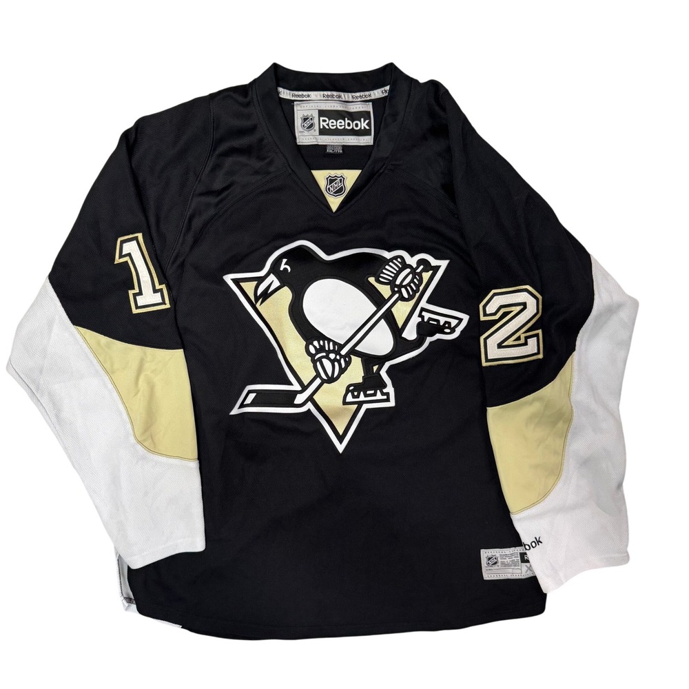 Reebok NHL Pittsburgh Penguins Jarome Iginla 12 Stitched Jersey Mens XXL Black